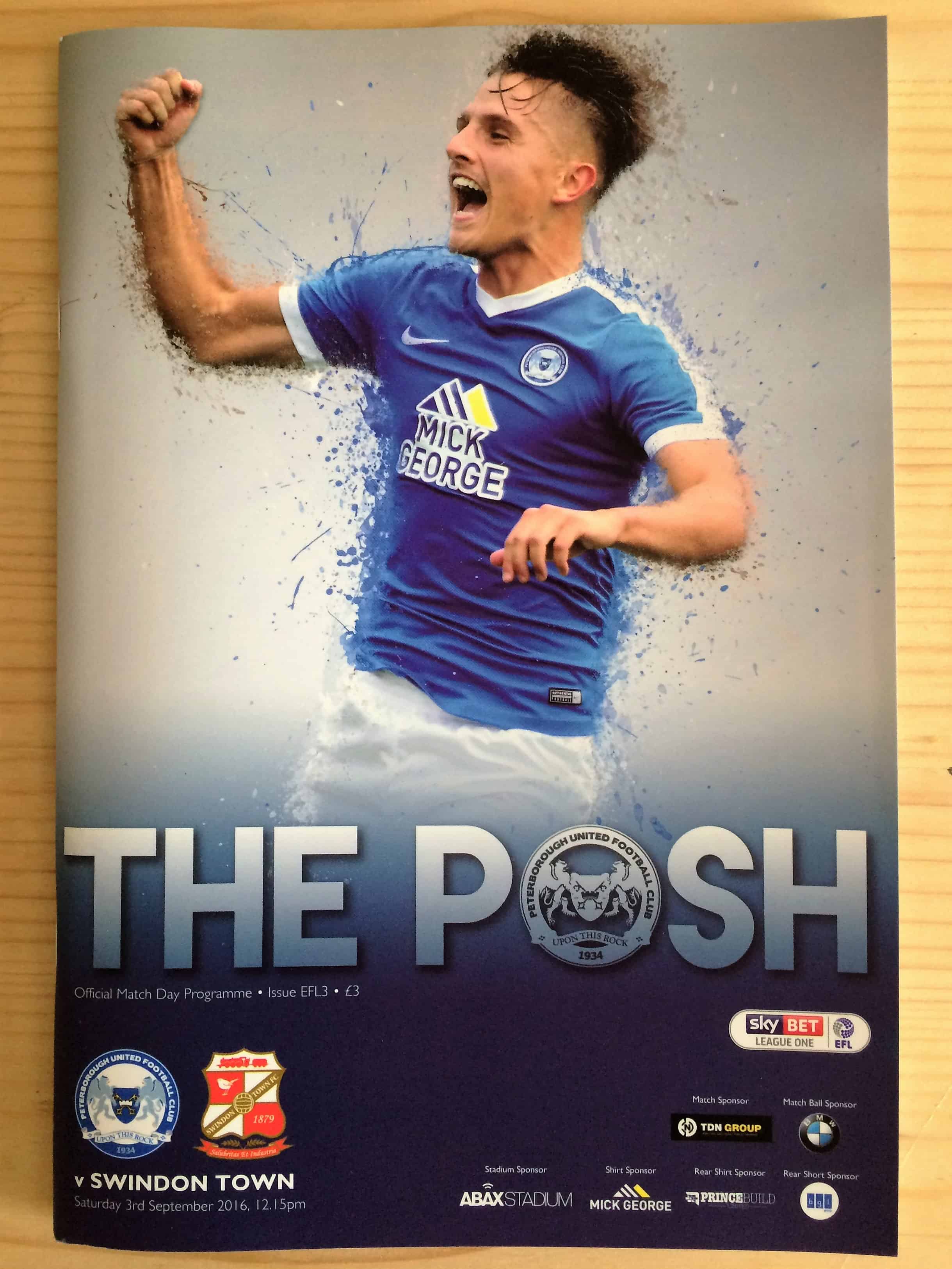 Peterborough United FC v Swindon Town FC